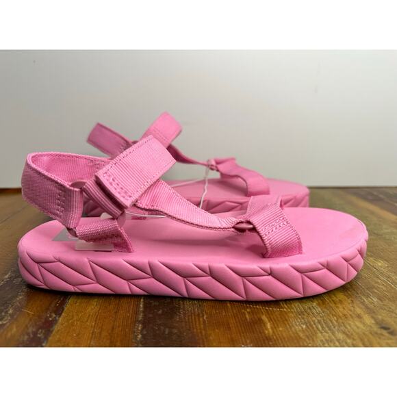 DV by Dolce Vita Girls Zaidy Sandals - Pink - Size 2 - NWOT Vacation Beach - Picture 1 of 7